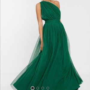 Asos design one shoulder maxi dress